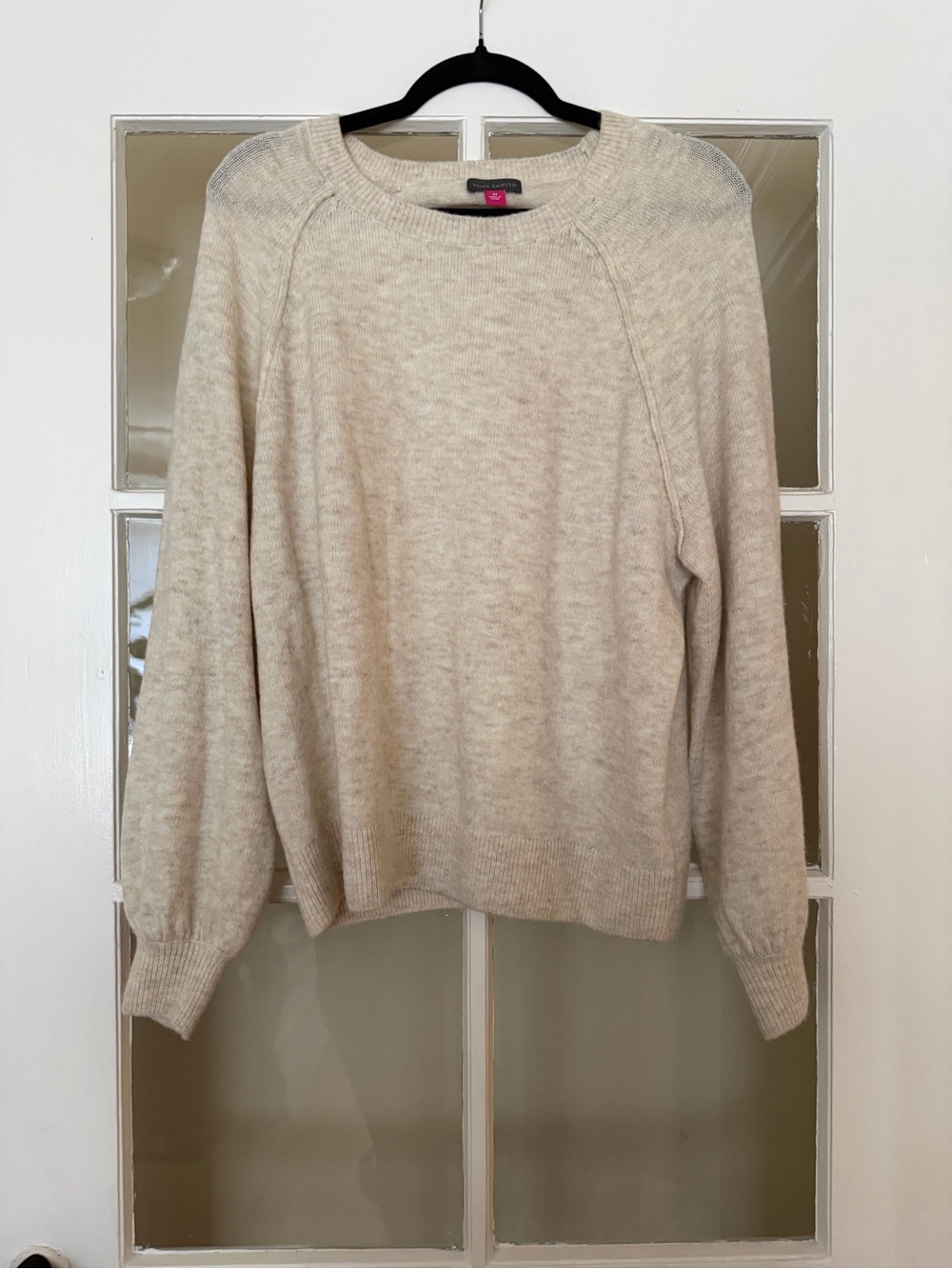 Vince Camuto Cream Crewneck Sweater